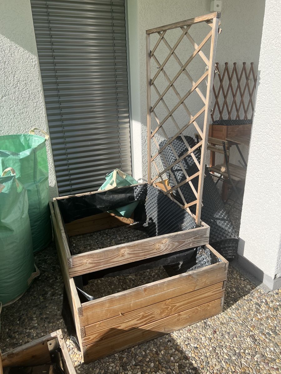 Vasi per fiori: 2x Hochbeet mit Rankgitter – Usato da Wallenwil venduto da wiesnd54 1