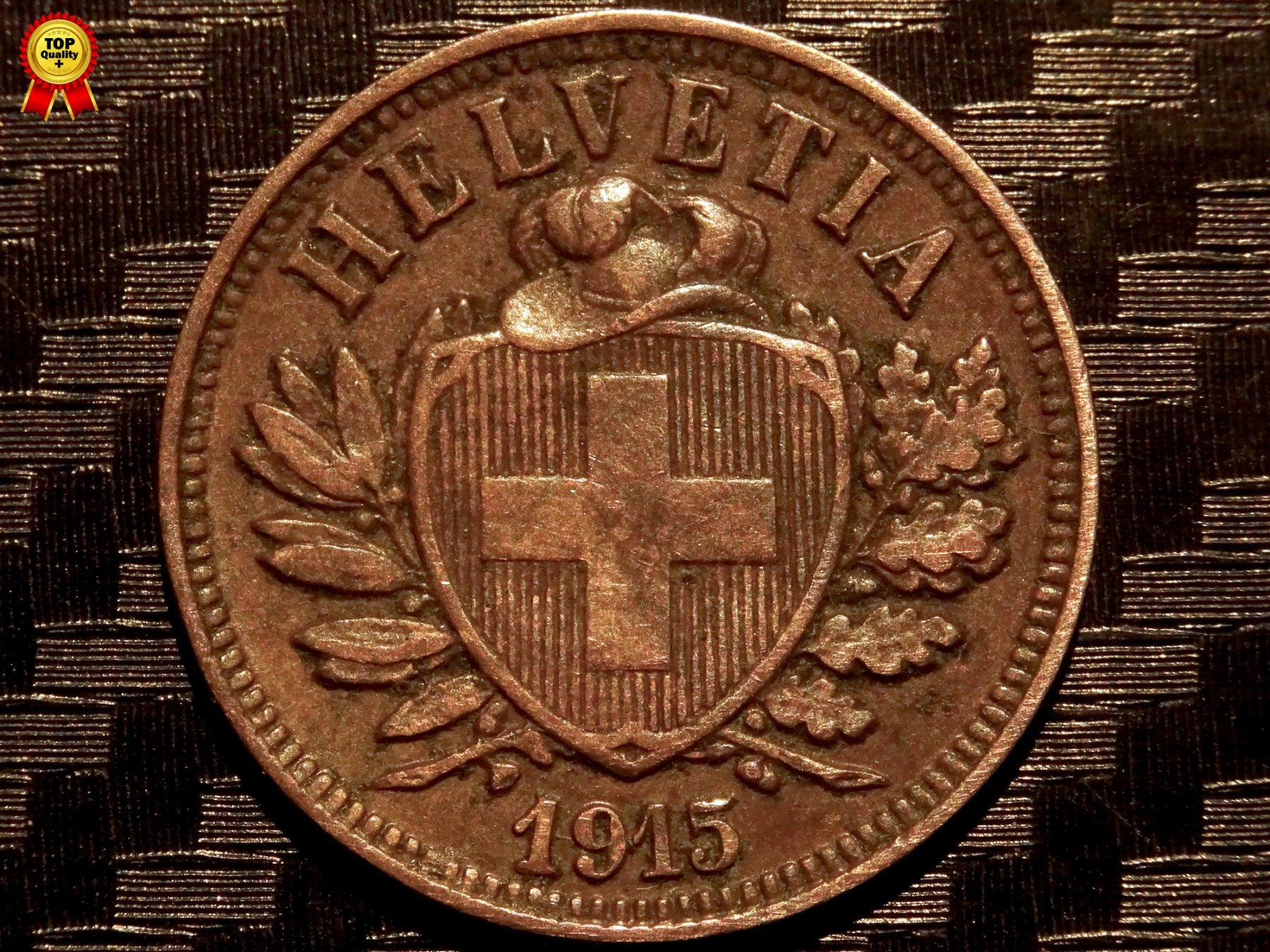 Alle Münzen: 1915 - 2 cts. 1.00 Mio.!!! 2.50gr!!! – Gebraucht aus Courgenay von ZubR237