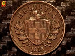1915 - 2 cts. 1.00 Mio.!!! 2.50gr!!!