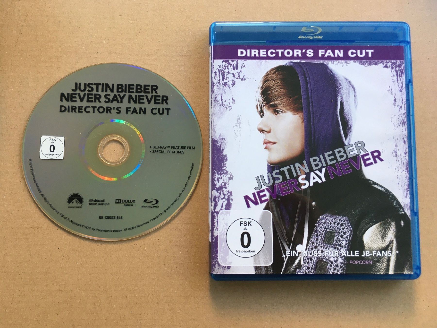 Tutti i DVDs: Justin Bieber - Never Say Never [Blu-ray] – Usato da St.Gallen venduto da MedienJoe
