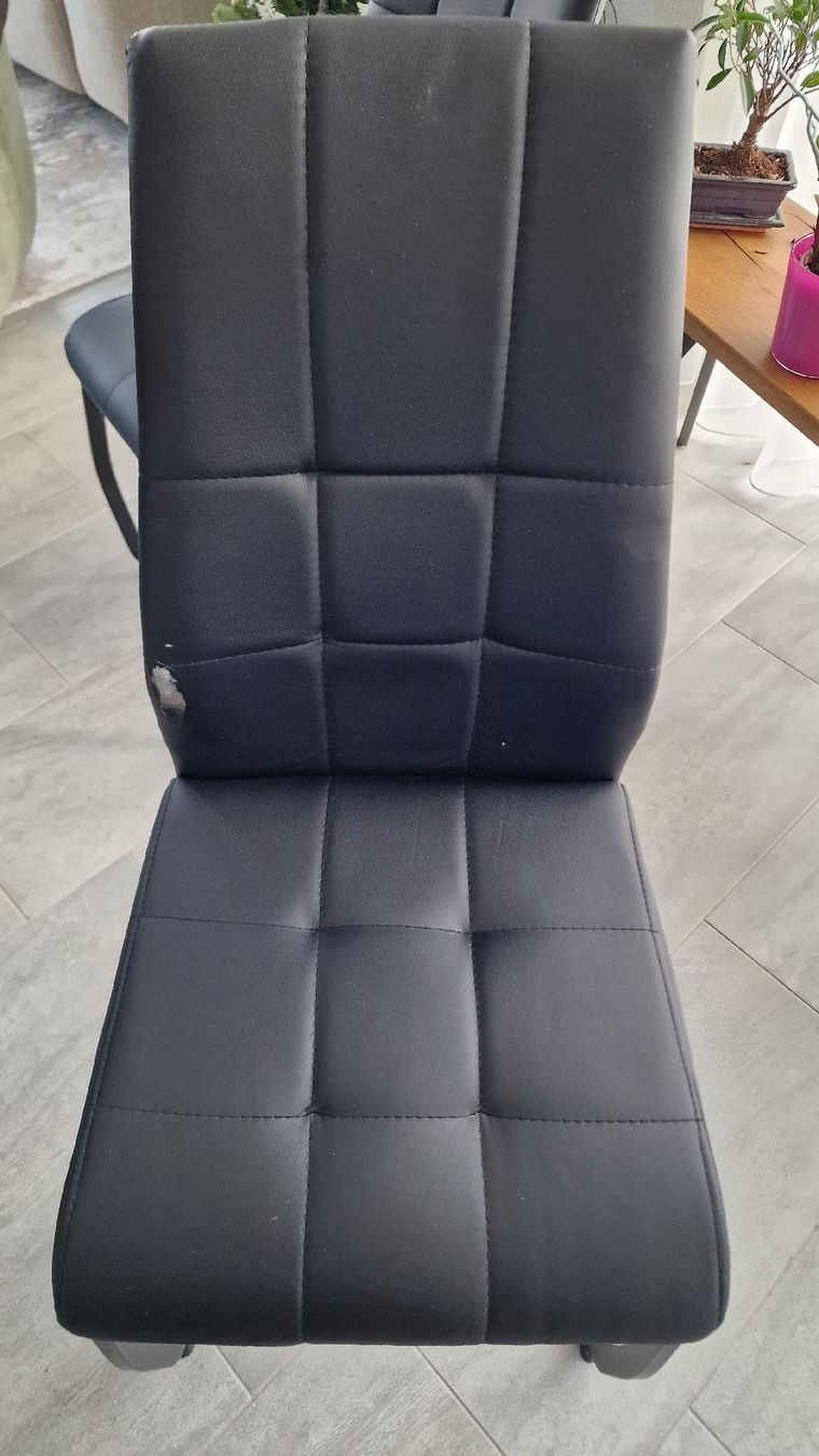 Stühle: 2 Esszimmerstühle Kunstleder schwarz – Gebraucht aus Höri von ale_c9bt 2