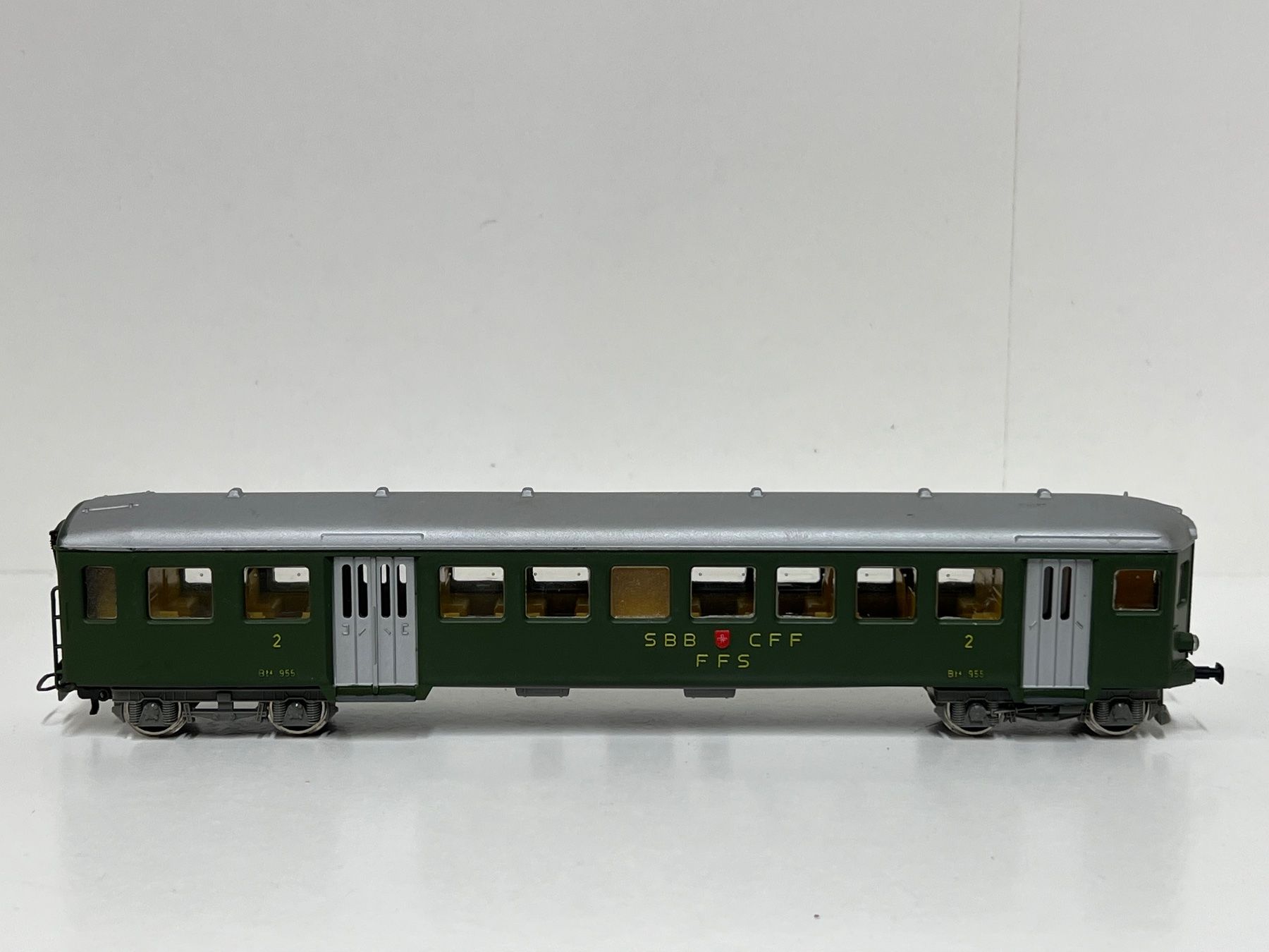 Kleinbahn Modellini di ferrovie: KLEINBAHN Steuerwagen   SBB H0 DC – Usato da Neuenhof venduto da ludovicco