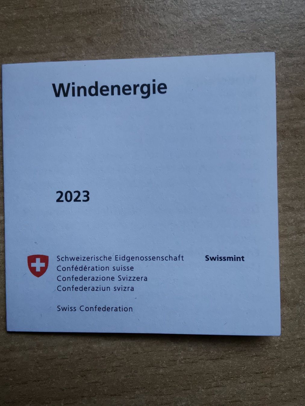 Alle Münzen: Pièce de 20.00 "WINDENERGIE" 2023 – Neu und originalverpackt aus Carouge GE von mic_vjr5 3