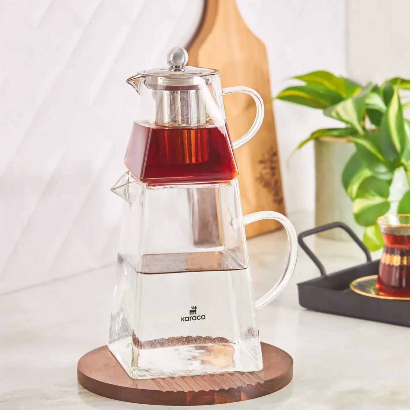 Teiere: Giza Teekanne aus Glas – Nuovo e nell'imballaggio originale da Reinach AG venduto da evimshop