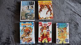 Verschiedene Mangas + Poster