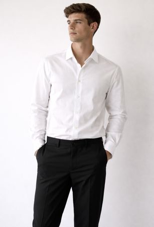 Lot de vêtements- Chemise Blanche & pantalon noir
