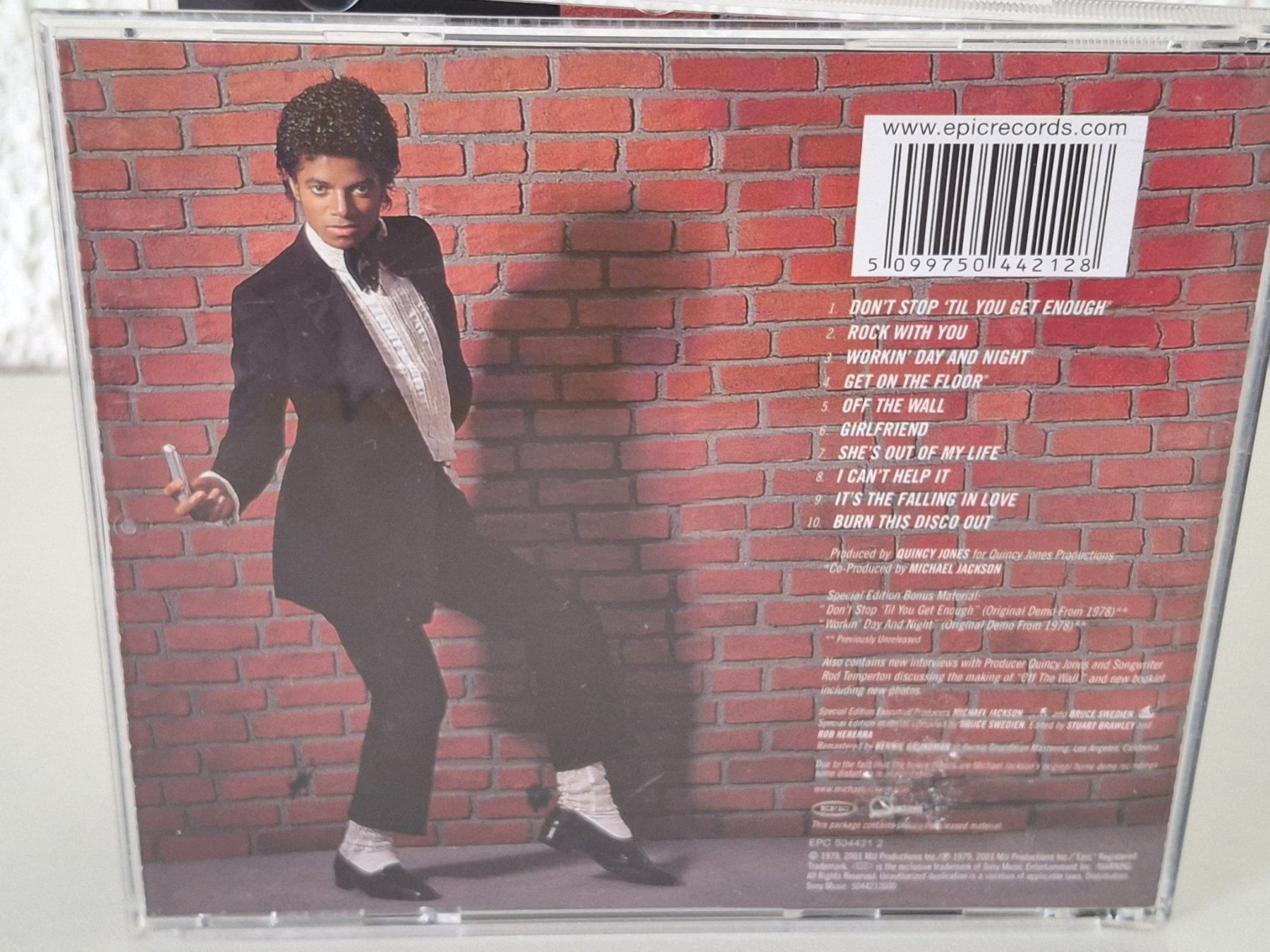 CDs: CD Michael Jackson -  Off The Wall – Gebraucht aus Aarberg von Jackup1 1