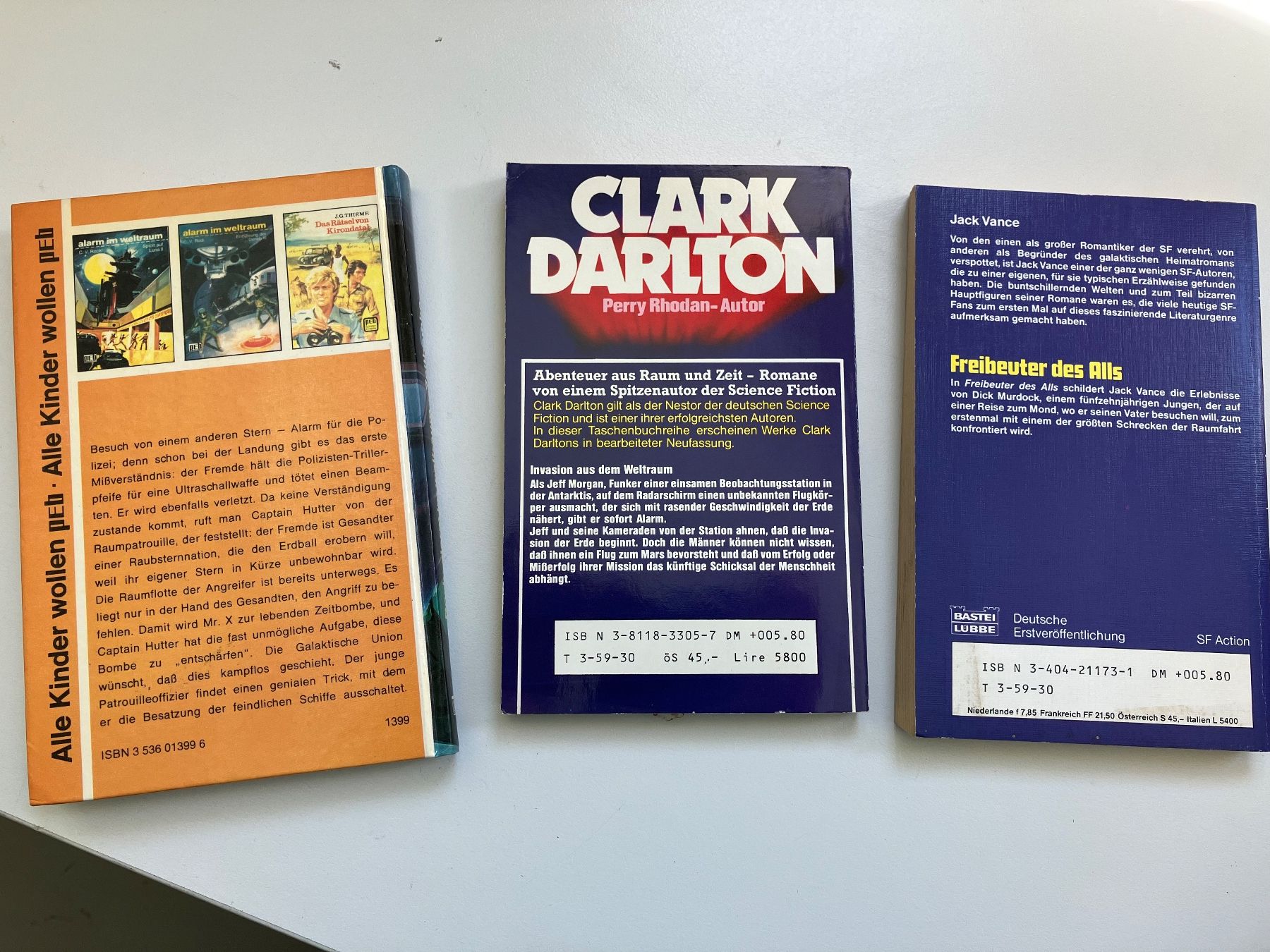Libri: Vintage Science-fiction Romane – Usato da Aarburg venduto da Wendepunkt_Fundgrube 1