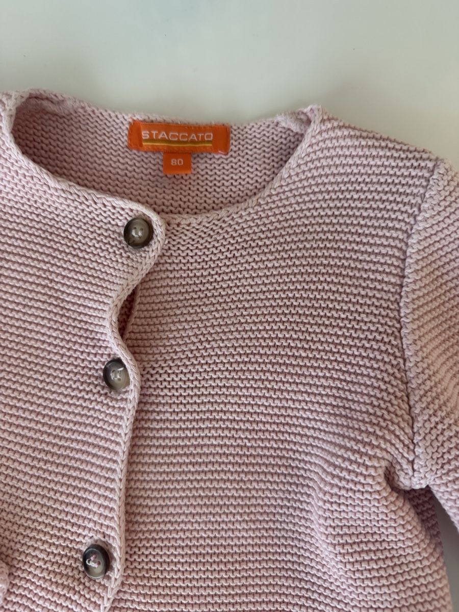 Jacken & Mäntel: Strickjacke rosa von Staccato Gr 80/86 – Gebraucht aus Zürich von Freudefant 1