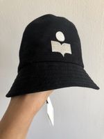 Isabel Marant Fischerhut schwarz Canvas 57, Neu NP 180.-