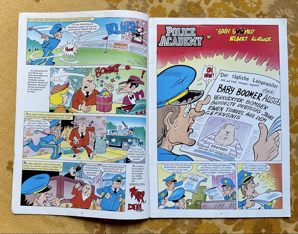 Fumetti: Police Academy Heft Nr 2 von 1990 – Usato da Endingen venduto da nathan05 1