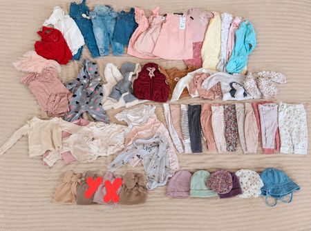 XXL Kleiderpaket Gr. 68 Mädchen 