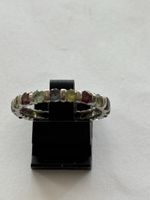 Ring Silber 925 mit bunten Steinen Rundumfassung gebraucht