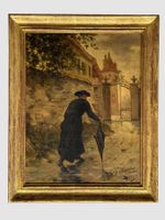 Antikes Ölgemälde von 1844 Jh.
