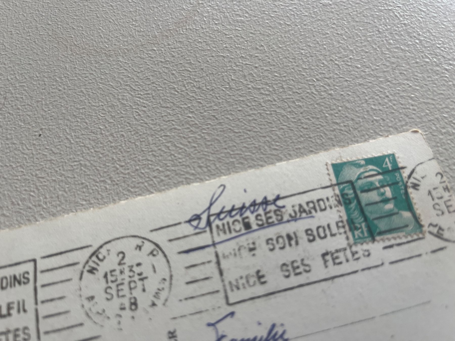 Tous les timbres: Alte Ansichtskarte, Nice, Frankreich – D'occasion à Chiasso par AzenYa 1