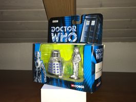 Dalek & Cyberman Figuren Set - SELTEN - Corgi