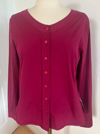 Colora Damen Bluse, Gr. L, Beere, NEU