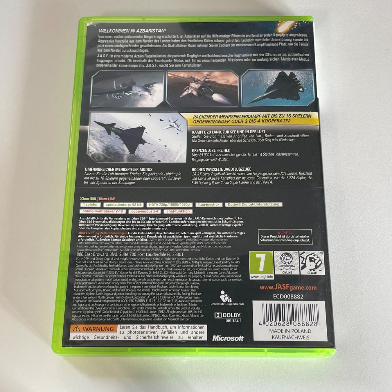Microsoft Giochi: Jasf XBOX 360 – Usato da Mollis venduto da GamingCorner 2