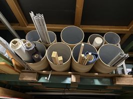 Kartonrohre für Lagermaterial