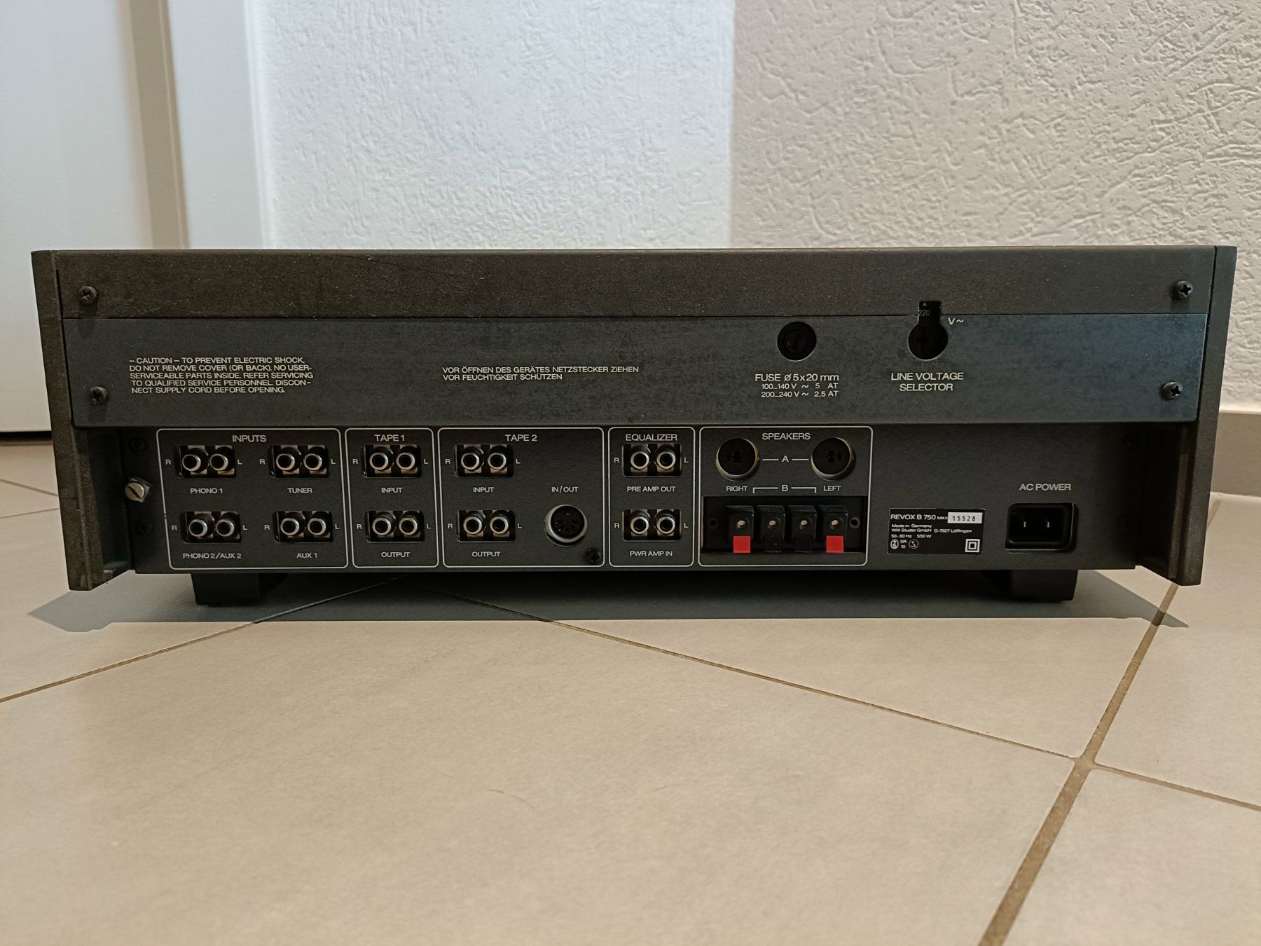 Revox Amplificatori: Amplificateur REVOX B750 mkII – Difettoso da Pampigny venduto da edyschi 6