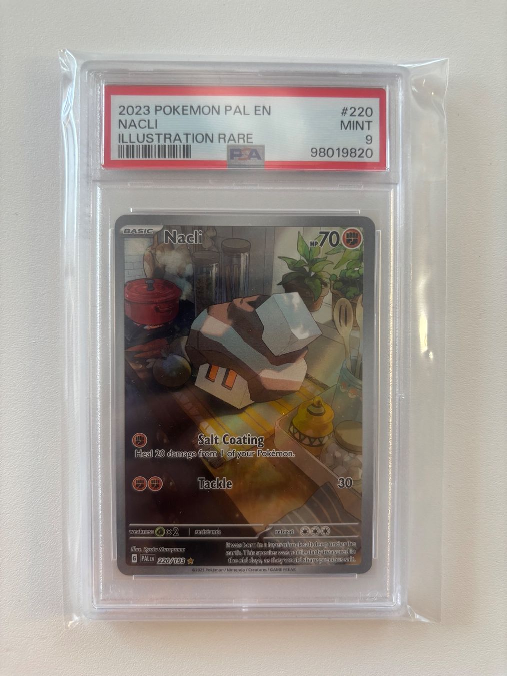 Pokémon Carte collezionabili: Pokemon Nacli PSA 9 – Usato da Bern venduto da chmod