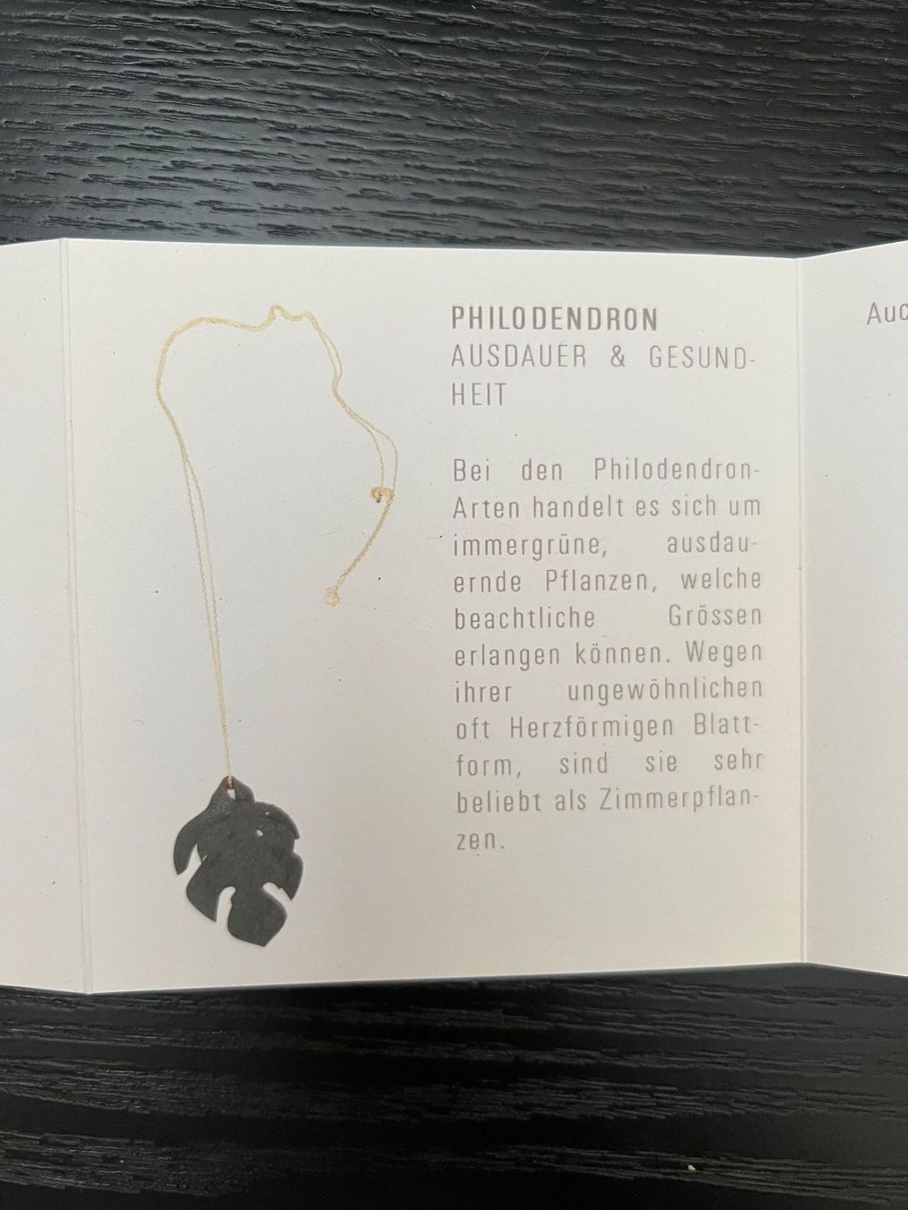 Anhänger: Kettenanhänger aus Leder, Schweizer Design – Gebraucht aus Zürich von Nora321 3