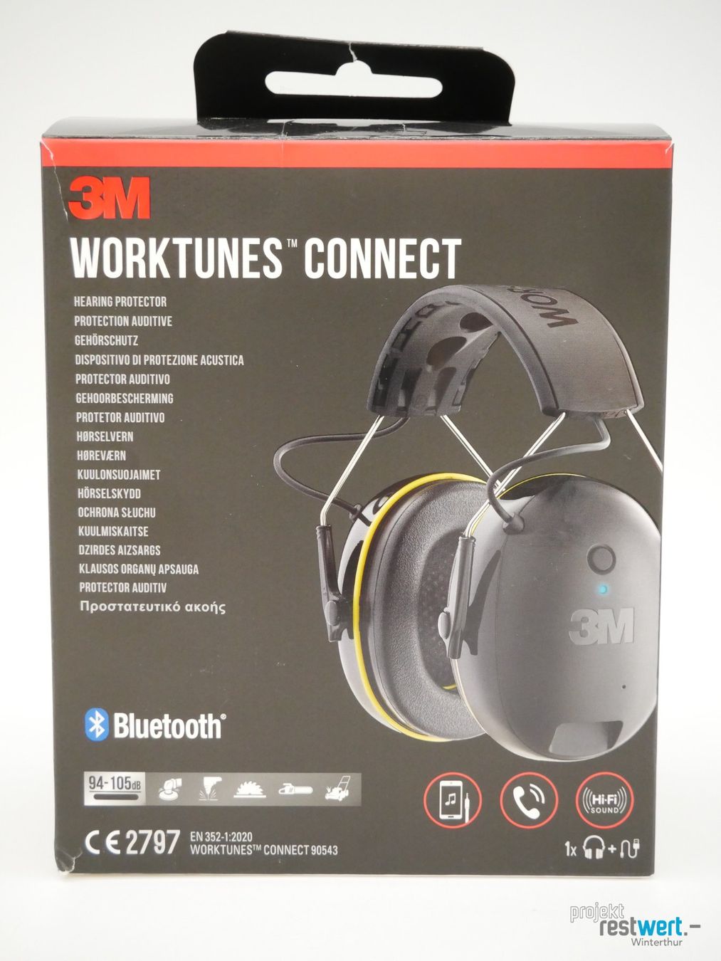 3M Cuffie: 3M - Kapselgehörschutz WorkTunes Connect – Nuovo (secondo la descrizione) da Winterthur venduto da Restwert_Winterthur 7