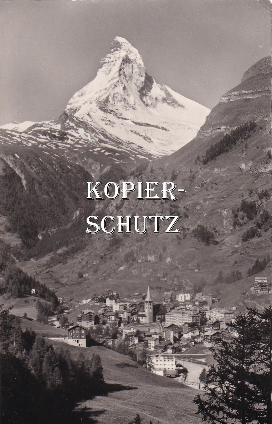 Ansichtskarten: Zermatt und das Matterhorn /bc – Gebraucht aus Hombrechtikon von Rudolf07