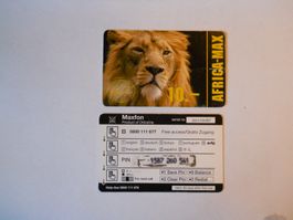Maxfon Africa-Max Telefonkarte 10 CHF