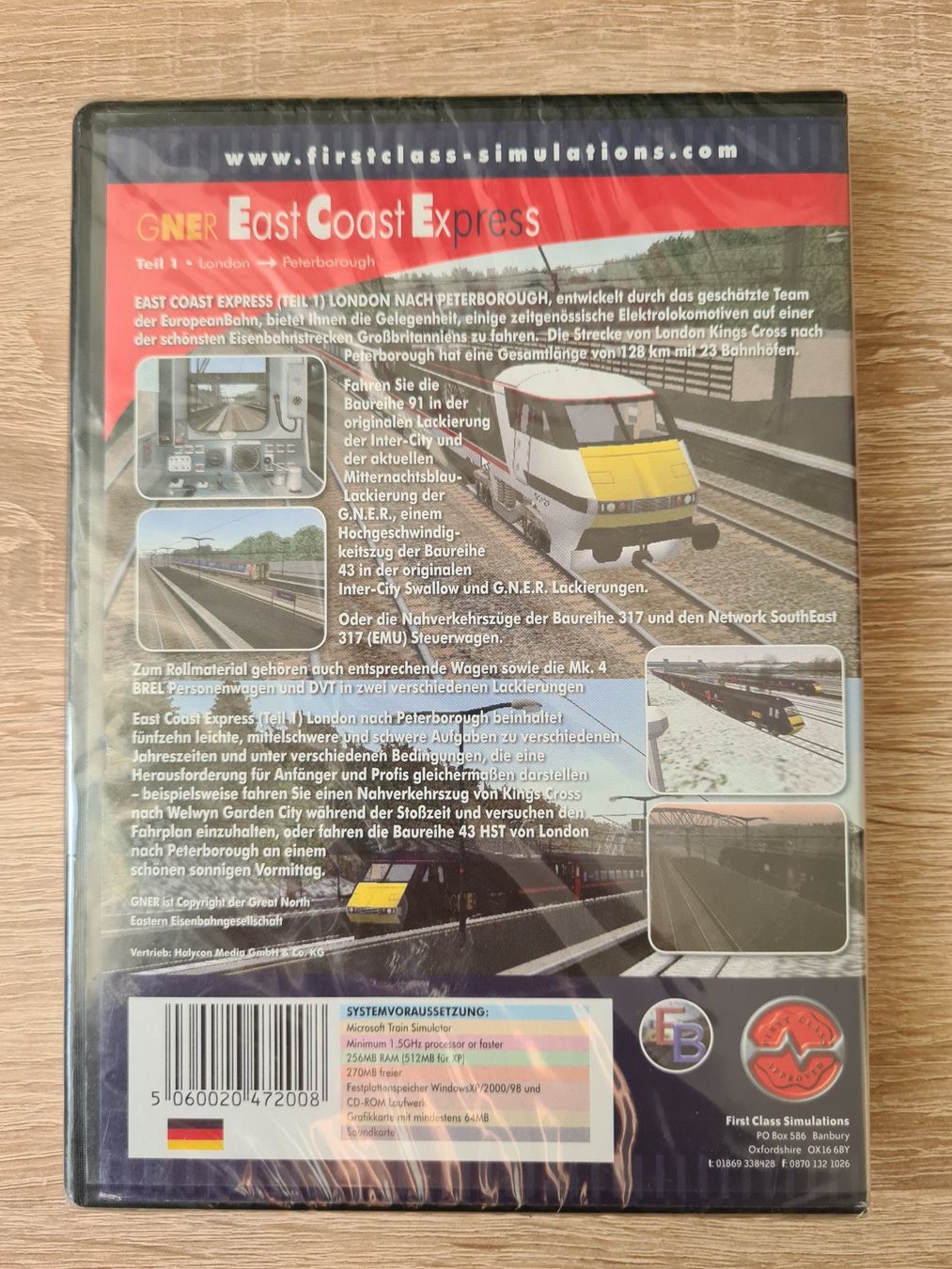 Spiele: East Coast Express for Microsoft Train Simulator - PC - NEW – Neu und originalverpackt aus Carouge GE von Franllo 1