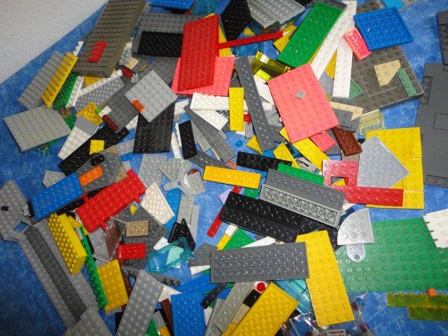 Lego Giocattoli: LEGO  CA.1,159 KILO PLATTEN-PLÄTTCHEN UND TRANSPARENTE – Usato da teufen venduto da Donschabl 5