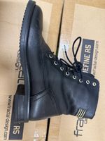 Stiefeletten Leder schwarz Grösse 39 guter Zustand