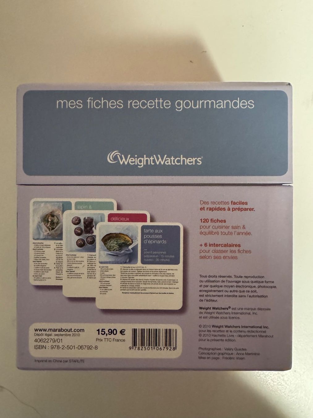 Bücher: Fiches recettes Weight Watcher + râpe Betty Bossi – Gebraucht aus Chapelle (Glâne) von Lochinver 1