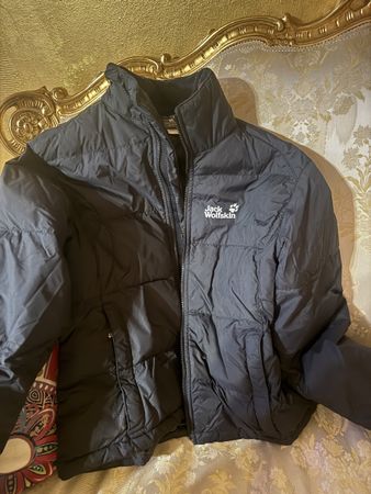 Jack Wolfskin Daunenjacke, Schwarz, Grösse S