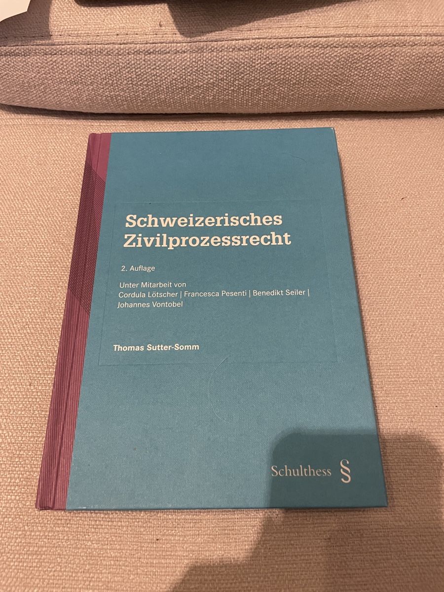 Libri: Schweizerisches Zivilprozessrecht, 2. Auflage – Usato da Einsiedeln venduto da loubi02