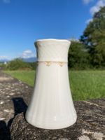 BAVARIA  ESCHENBACH  BLUMENVASE  VASE weiss mit Goldrändli