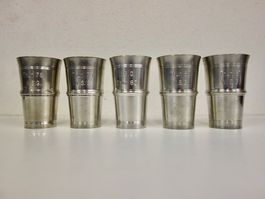 Zinnbecher 545gr Zinn zum basteln Zinngiessen Silvester