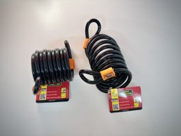 Lot de 2 câbles antivol spiralés