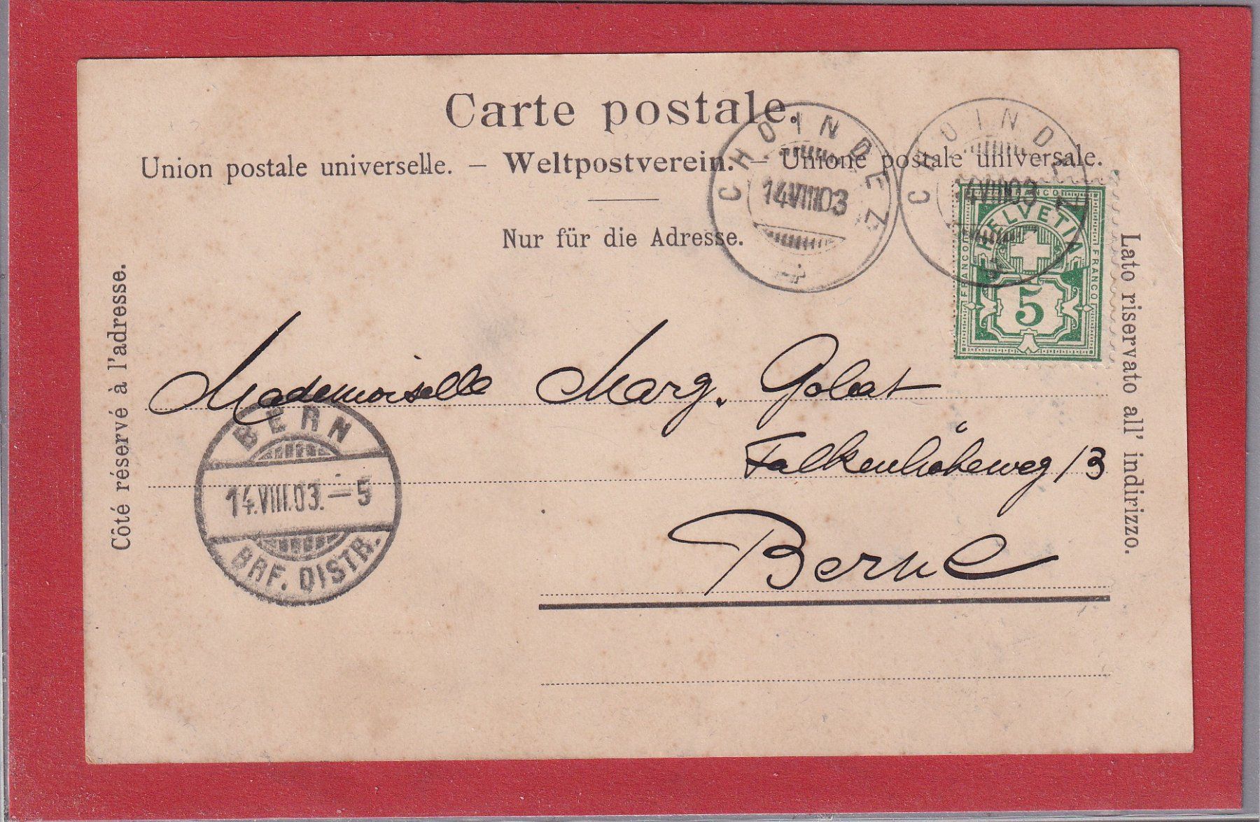 Cartoline postali: Choindez Le haut fourneau - 1903 – Usato da Orvin venduto da Pyaeschli 1