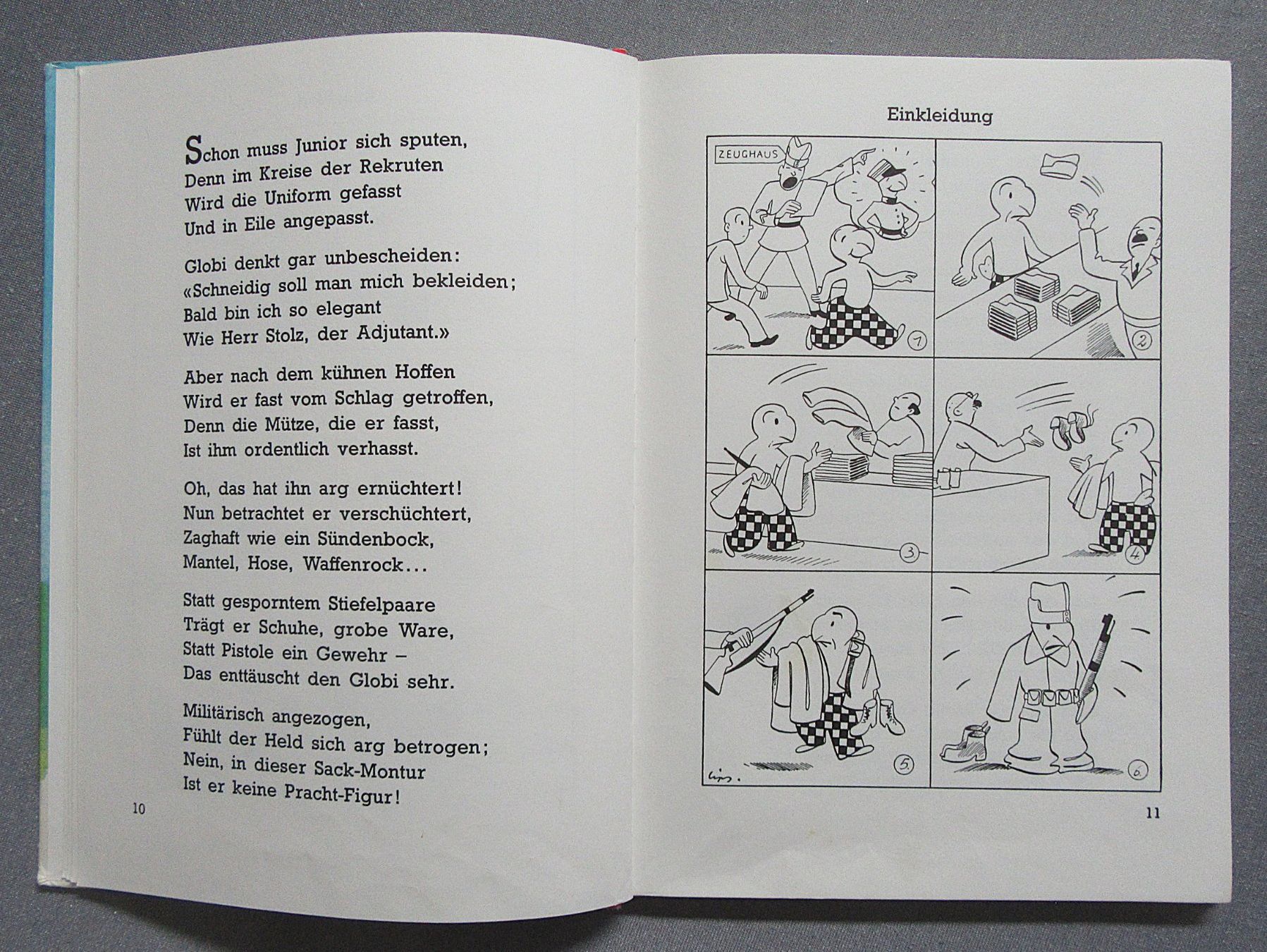 Bücher: Globi wird Soldat - 8.Auflage 1983 – Gebraucht aus Auenstein von Padabimbim 3