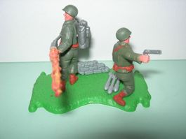 Timpo Toys US Infanterie mit Flammenwerfer, Top Zustand!