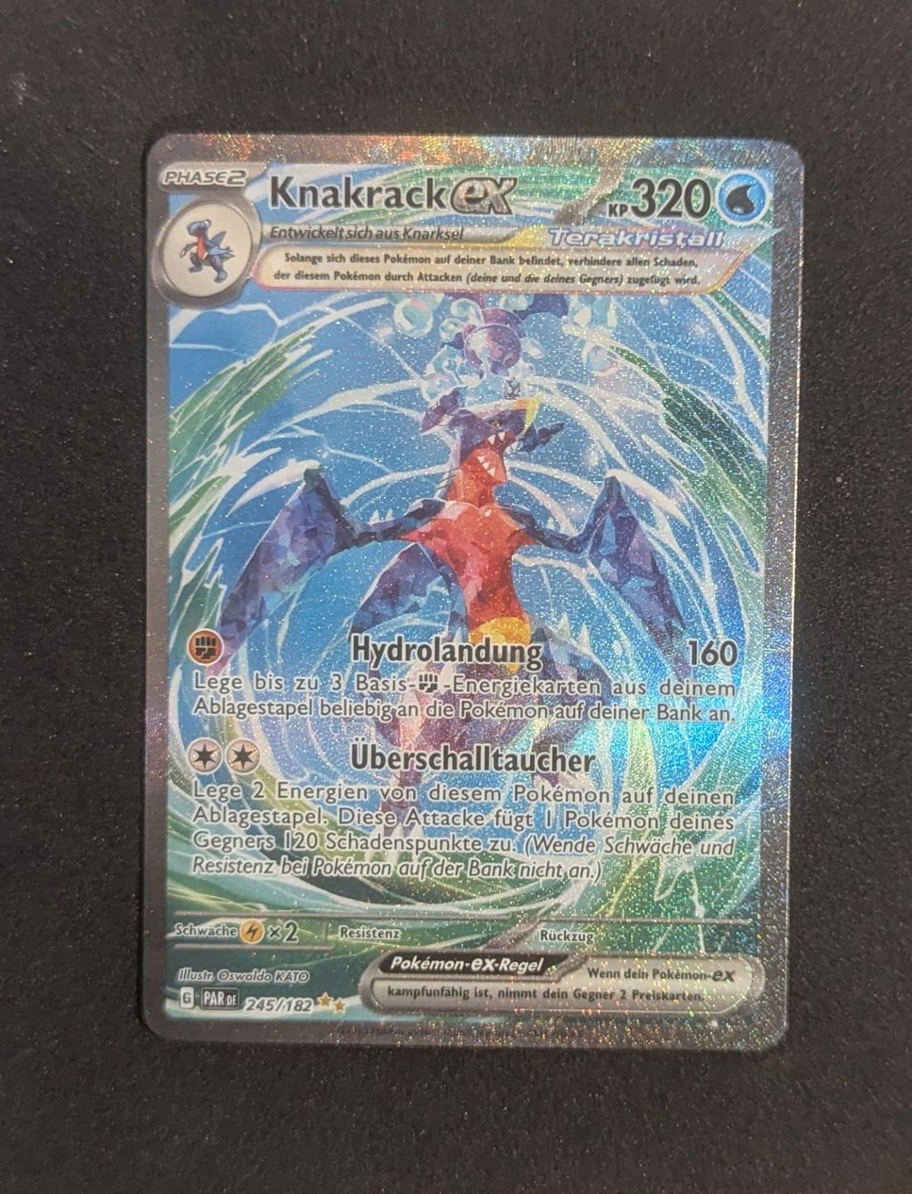 Pokémon Carte collezionabili: Garchomp ex 245/182 DE – Usato da Zürich venduto da printz7