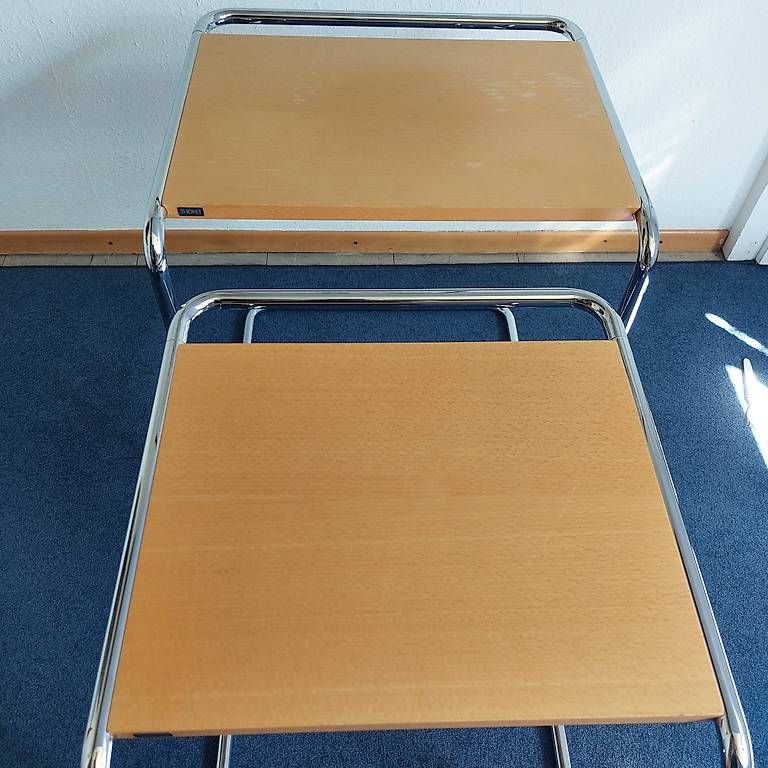 Thonet Tische: 2 Tables d'appoint Thonet B 97 – Gebraucht aus Bernex von Weytras 1