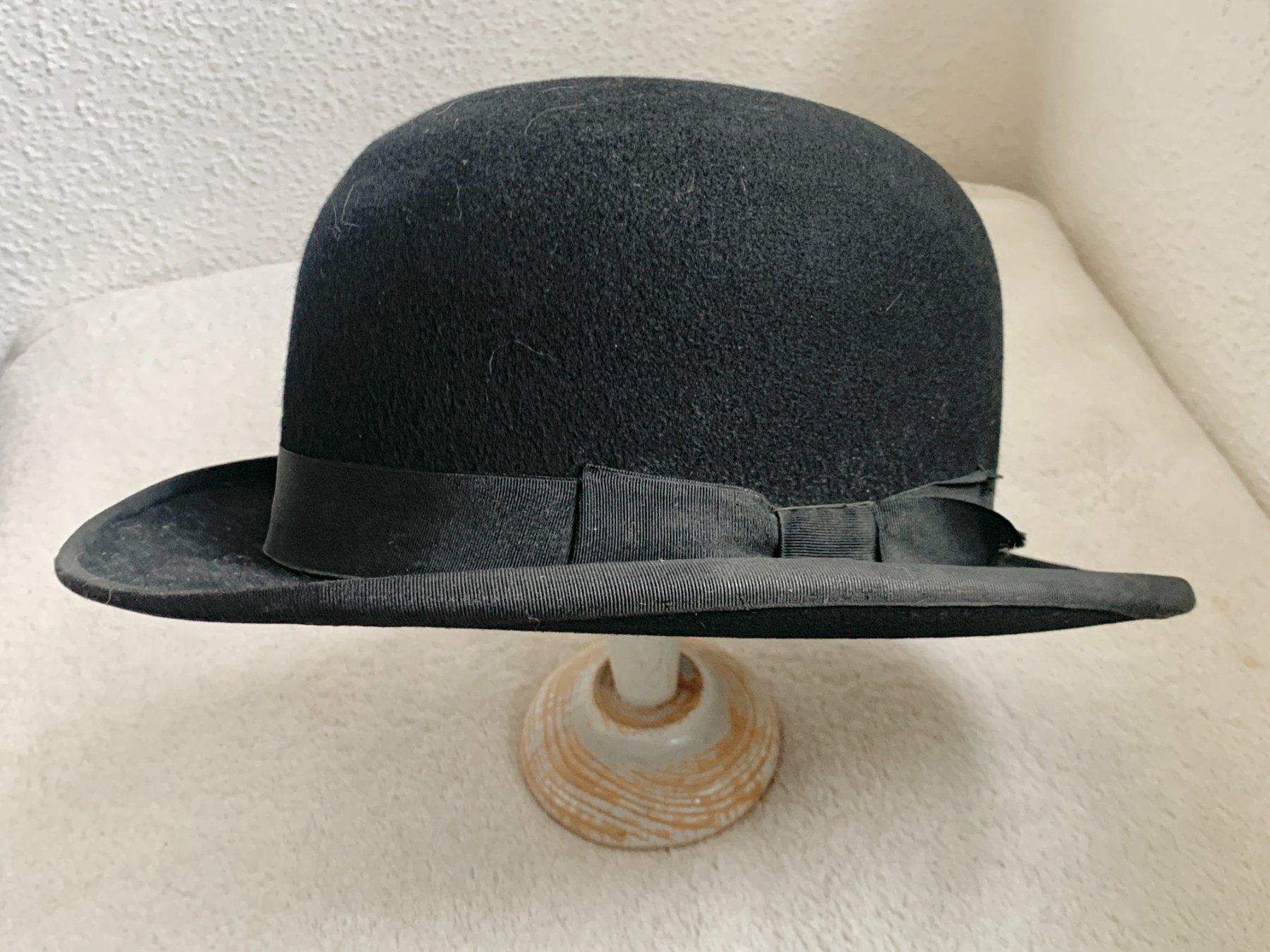 Hüte, Mützen & Caps: Schwarzer Vintage Bowler Hut No.1 – Gebraucht aus Kloten von Nephty 1