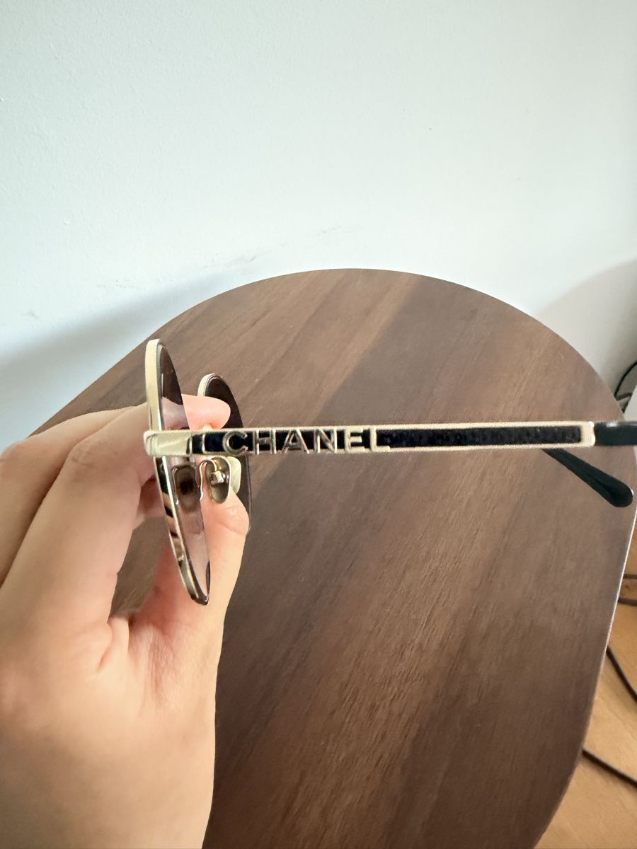 Chanel Brillen & Gläser: Chanel Round Sunglasses Gold  – Neu (gemäss Beschreibung) aus Kilchberg ZH von sch_lv6z 2