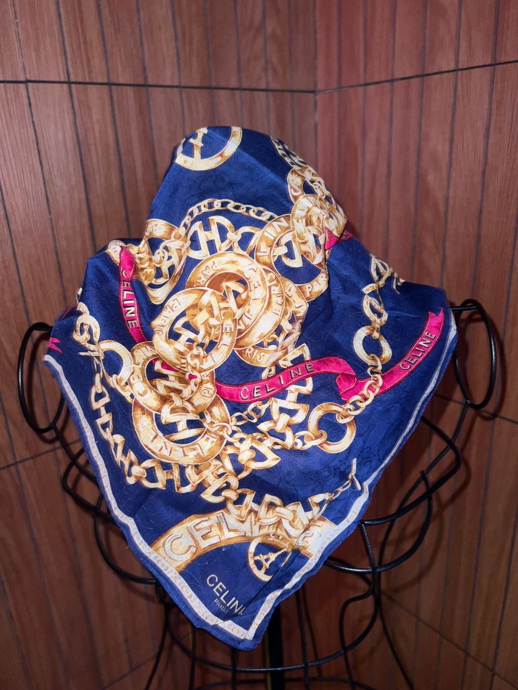 Celine Foulard & Sciarpe: Celine Tuch Baumwolle 48x48 cm – Usato da Winterthur venduto da Dejv