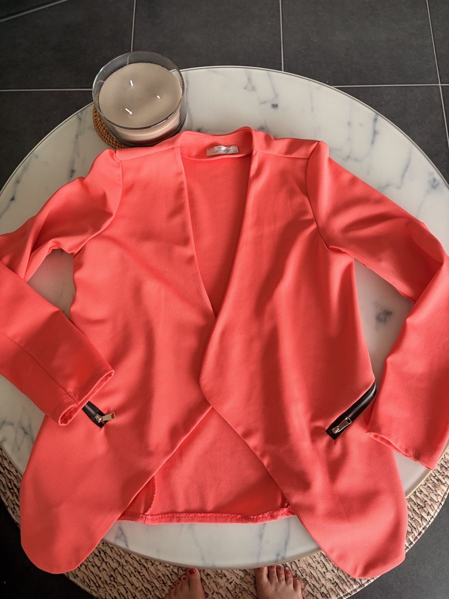 Jacken: Blazer orange/lachs Grösse M – Gebraucht aus Interlaken von PrincessJill