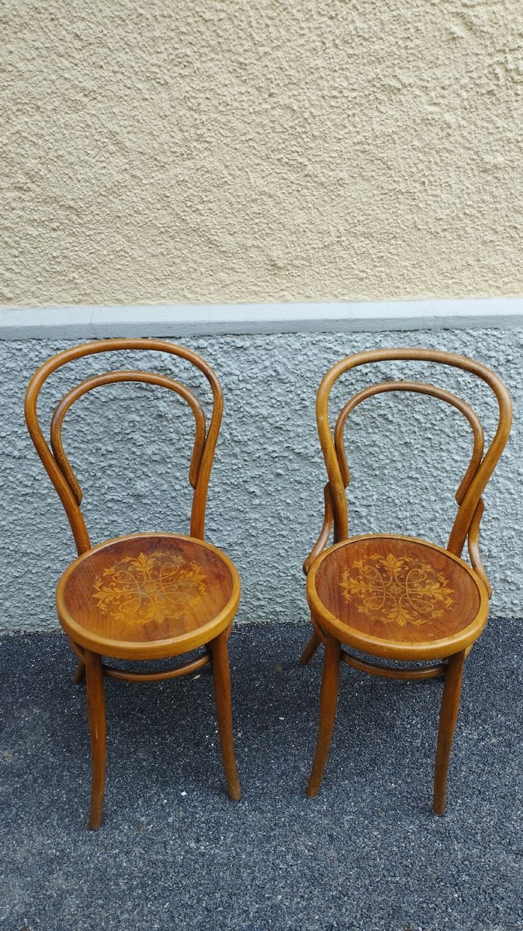 Horgen Glarus Stühle: 5 chaises Horgen Glarus d'époque – Gebraucht aus Biel/Bienne von mng_h6lp
