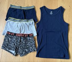 Unterwäsche Set 3 Boxer 1 Unterhemd Grösse 146/152