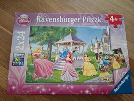 Puzzle 2x24 "Disney Prinzessinnen" 4+